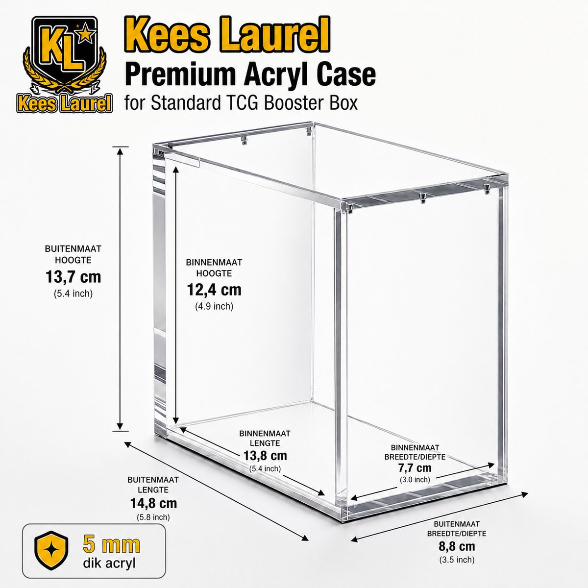 Keeslaurel Acryl Case - Pokémon Booster Box - Afbeelding 4